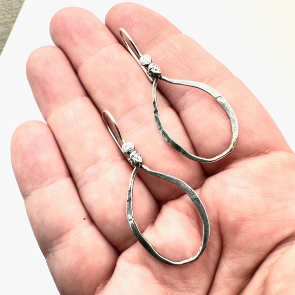 Silpada Womans Earrings Sterling Silver Chandelier Pierced W1551 Lasso Loop - Picture 4 of 4